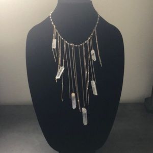 Fringe necklace